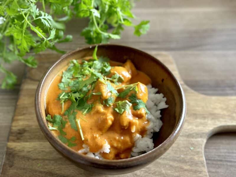 Gotowe danie: butter chicken